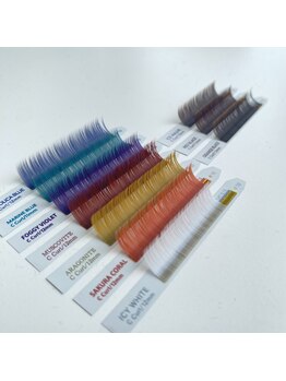 ラフ アイラッシュ 市原店(La:ugh eyelash)の写真/カラーをミックスしたデザインが得意です☆あなたの髪色、ヘアスタイルに合ったデザインをご提案致します♪