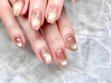 ネイルサロン オー(Oh!)/春カラーマグネットネイル♪