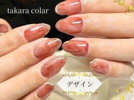 ラメとカラーの発色で個性♪