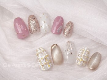 ネイルサロン アニーアンドジーノ(NAIL SALON Annie&Gino)の写真/丁寧×スピーディーな施術の人気サロン♪通いやすい価格設定で初めての方にも◎オフ&ケア込みなのも魅力的*