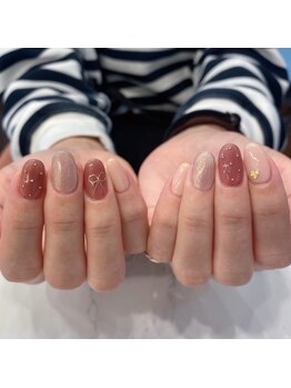 ハーティーネイル hearty nail 溝の口店/ピンク/春ネイル/マグネット