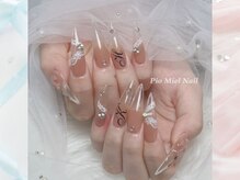 ピオミエルネイル 新宿(pio miel nail)/透明感えぐかわネイル
