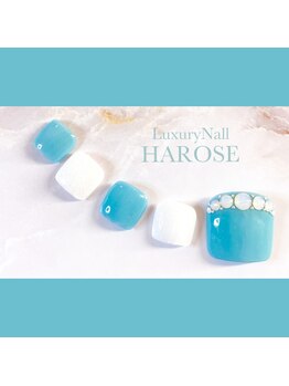 ラグジュアリーネイル ハローズ(HAROSE)/フットジェルマンスリーコース