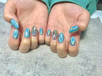 ティーエス ネイル ガーデン(T.S Nail Garden)/ユニコーン+埋め尽くし