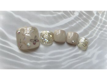 ネイルアンドビューティーサロン シュエット(CHOUETTE)/フットネイル　定額ライトコース