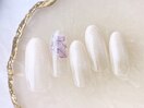 紫陽花ネイル￥5980