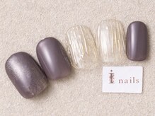 アイネイルズ 三宮店(I nails)/シンプルミラーアート