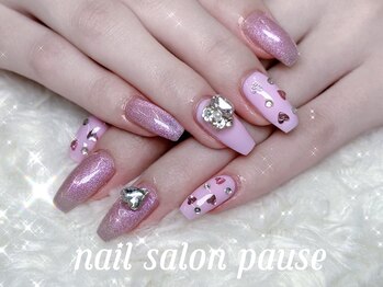ポーズ 上野 御徒町(PAUSE)/☆ ピンク系ネイル