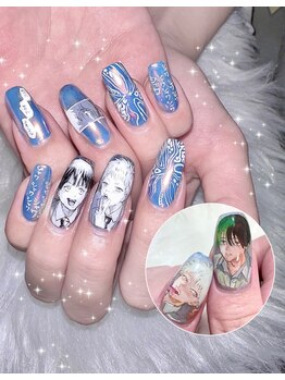 キャラクターネイル、痛ネイル