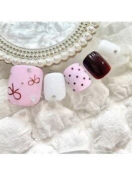 9月フットネイル