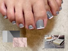 北欧カラースキニーフットネイル