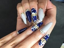 ネイルサロン ビビ(bibi)/マリメッコ風ネイル