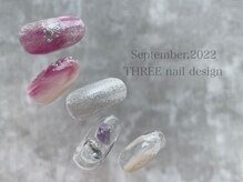 スリー(THREE)/September 2022/nail design