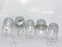 ミウ ネイル(miu nail)/キラキラ◆ワンホンネイル￥7990