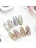 【ハンド】【最新色 マグネットネイル ＋ パーツ】7000円