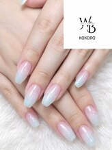 ホワイトベース(White base)/ホワイトラメグラデーション
