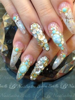 エスフィーネイルサロン ブリーユ(Esfy nailsalon Brille)/大理石ネイル