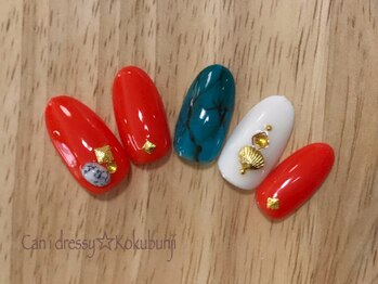 キャンアイドレッシー 国分寺店(Can I Dressy)/季節のキャンペーンネイル★8月