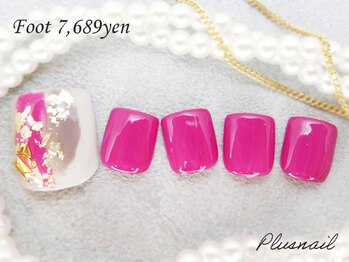 プラスネイル 北千住東口店(PLUS NAIL)/【1215】定額7,689円金箔