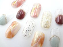 ネイルサロン クイール 小山店(NAIL SALON QUILL)/大理石風アート