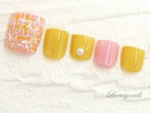 ラグジュアリーネイルズ オオミヤ(Luxury Nails Omiya)/ふんわり*ツイードネイル