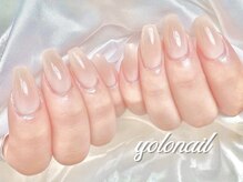 ヨロネイル(YOLO NAIL)/大人チークネイル