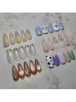 ワンミリオン(one million)/月企画デザインネイル¥7590~