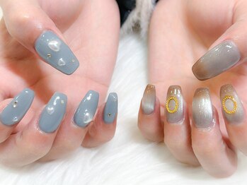 ルアナ(Luana.)/大人アシンメトリーネイル