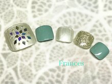 フランセス(Frances)/雪の結晶ネイル
