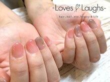 スリーラッシュ エルフネイル(threelash elf.nail)/シンプルグラデーション