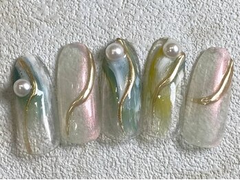 レイネイル 岐阜茜部店(RAY NAIL)/ニュアンスウェーブ