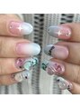 レディスペネイル ノウラ 名駅店(Redispe nail NouRa) 色合いが可愛い☆【名古屋駅/名駅/パラジェル/フィルイン】