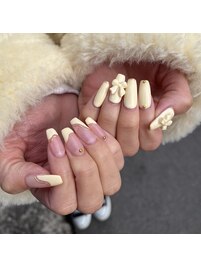 パステルカラー　春ネイル