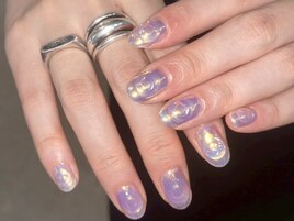 ミラーぷっくりクリア夏￥4550