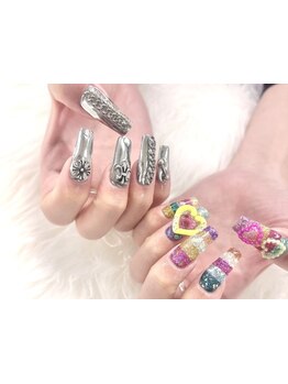 長さ出しのできるサロン