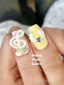 ネコ(Neko)/トレンドパーツ　音符 &nbsp;羽