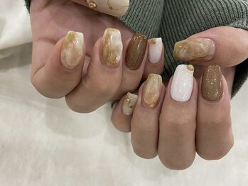 ミエレ(miele)/秋ブラウンもやもやニュアンス