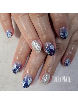 ジュリーネイル 所沢店/花火ネイル