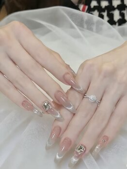 Shiori Nailsalon　持ち込み・長さだしサロン/長さだし｜マグネットフレンチ