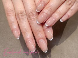 ベース色付き☆フレンチネイル