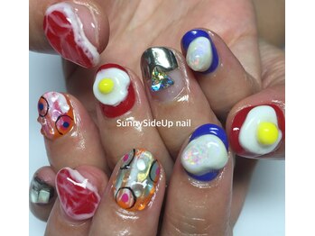 サニーサイドアップ ネイル(Sunny SideUp nail)/Halloween pop art