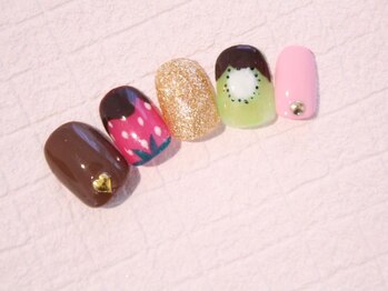 ラルネイル 大宮(Lull. nail)/*フルーツチョコ*