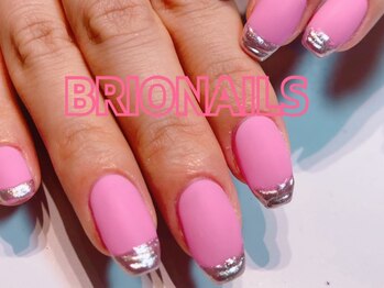 ブリオ ネイルズ(Nail BRIO NAILS)/ピンクミラーネイル