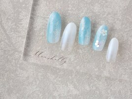 ニュアンスフラワーネイル