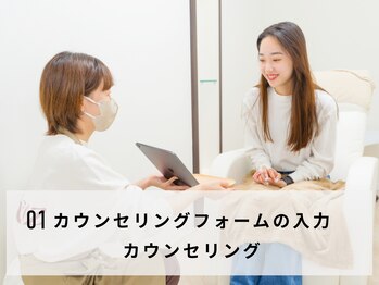 スマユー 表参道店(SMAU)/眉毛施術の流れ[SMAU表参道本店]