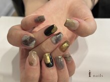 アイネイルズ 吉祥寺店(I nails)/ヴィンテージゴールドブラック