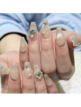 クイーンズビューティーサロン 新宿本店(Queen's beauty salon)/チップ長さだしやりつけ放題