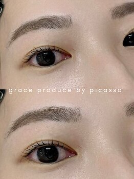 グラースプロデュース バイ ピカソ 福富店(grace produce by picasso)の写真/《大好評！パリジェンヌ/まつ毛パーマ＋美眉スタイリング☆》1日で目元完成コースで、一気に垢抜け◎