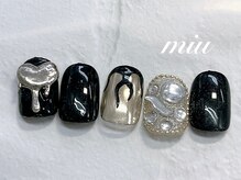 ミウ ネイル(miu nail)/キラキラ◆ワンホンネイル￥7990
