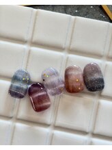 ストライプネイル、